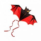 Воздушный змей «ЛЕТУЧАЯ МЫШЬ» красный DE 0283