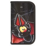 Пенал BRAUBERG, 2 отделения, металлизированный картон, конгрев, 19х11 см, Летучая мышь, 228102