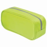 Пенал-косметичка BRAUBERG, мягкий, "KING SIZE NEON GREEN", 20х8х9 см, 229020