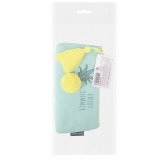 Пенал-косметичка BRAUBERG, канвас с объемной аппликацией, Ananas, 20х3х9 см, 229002