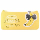 Пенал-косметичка BRAUBERG, канвас с аппликацией, Cool Banana, 19х4х8 см, 228999