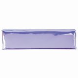 Пенал-косметичка ЮНЛАНДИЯ, мягкий, полупрозрачный, "Glossy", фиолетовый, 20х5х6 см, 228985