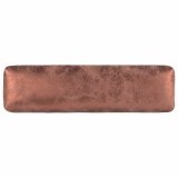 Пенал-косметичка BRAUBERG, экокожа, Luxury, с эффектом позолоты, бронзовый, 21х5х6 см, 228996