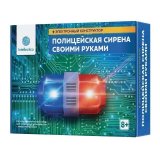 Электронный конструктор "Полицейская сирена своими руками", INTELLECTICO, 1002