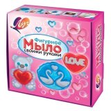 Набор для изготовления мыла ЛУЧ "Love": мыльная основа, краситель, стакан, 3 формы, стек, 25С 1511-08