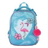 Ранец эргономичный для девочек BRAUBERG PREMIUM "Flamingo" 228785