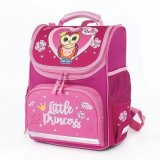 Ранец с эргономичной спинкой для девочек ПИФАГОР BASIC "OWL PRINCESS" 228809