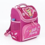Ранец с эргономичной спинкой для девочек ПИФАГОР BASIC "OWL PRINCESS" 228809