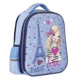 Ранец с анатомической спинкой для девочек ЮНЛАНДИЯ LIGHT "Paris" 228794