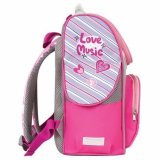 Ранец с эргономичной спинкой для девочек BRAUBERG STYLE "Love Music" 228798