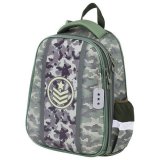 Ранец с эргономичной спинкой для мальчиков BRAUBERG PREMIUM "Army" 228783