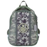 Ранец с эргономичной спинкой для мальчиков BRAUBERG PREMIUM "Army" 228783