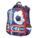 Ранец с эргономичной спинкой для мальчиков BRAUBERG PREMIUM "Football" 228782