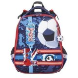 Ранец с эргономичной спинкой для мальчиков BRAUBERG PREMIUM "Football" 228782