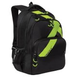 Рюкзак молодежный GRIZZLY "Green X" 45x32x23 см RU-030-1/1