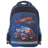Рюкзак для учеников начальной школы ПИФАГОР SCHOOL "MONSTER TRUCK" 228820