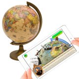 Интерактивный политический глобус в стиле ретро d=25 см ОСН1234036