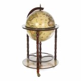 Глобус-бар Luxury Gift напольный, цвет орех 50*50*90см, "сокровища древнего мира", d=42см  