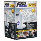 Лупа настольная линза Френеля 3х с подсветкой (2 LED) ANYSMART Brighter Viewer