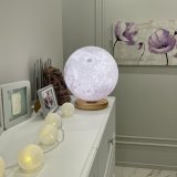 Парящий глобус Луны 3D d=30 см дерево GlobusOff