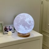 Парящий глобус Луны 3D d=30 см дерево GlobusOff