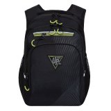 Рюкзак GRIZZLY школьный, анатом. спинка, 2 отделения, д/мальч., UP LEVEL, 38х26х20 см, RB-250-2/2