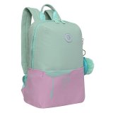 Рюкзак GRIZZLY школьный, укрепл. спинка, отд. д/ноутб до13".,д/дев.,PINK/MINT,34х24х12см,RXL-320-2/2