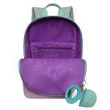 Рюкзак GRIZZLY школьный, укрепл. спинка, отд. д/ноутб до13".,д/дев.,PINK/MINT,34х24х12см,RXL-320-2/2