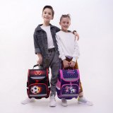 Ранец ЮНЛАНДИЯ WISE, 1 отделение, 3 кармана, устойчивое дно, "Little friends", 37x29х15 см, 271397