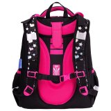 Ранец BRAUBERG LUMINOUS, 2 отделения, с брелоком, "Cats first", СВЕТЯЩИЙСЯ РИСУНОК, 38х29х16 см, 271367