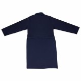 Халат технолога женский синий, смесовая ткань, размер 44-46, рост 158-164, плотность ткани 200 г/м2, 610774