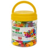 Конструктор POP-BEADS для творчества, игр и создания украшений, 150 бусин, основы для браслетов, колец, BRAUBE