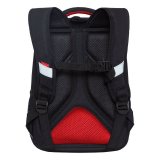 Ранец GRIZZLY анатомическая спинка, облегченный, для мальчиков, JUST LIVE, 37х26х16 с, RAw-397-10/1
