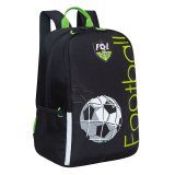Рюкзак GRIZZLY школьный, жесткая спинка, 2 отделения, д/мальч., SOCCER, 38х29х16 см, RB-351-1/1