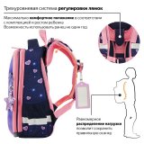 Ранец BRAUBERG PREMIUM, 2 отделения, с брелком, "Believe in miracles", 38х29х16 см, 270595