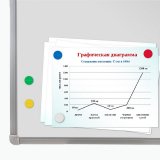 Магниты МОЩНЫЕ 30 мм, НАБОР 5 шт., ассорти, BRAUBERG "SUPER", 237478