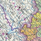 Политическая карта России, Европы и Азии 182х120 см, 1:5М GlobusOff