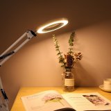 Лупа-лампа настольная с LED подсветкой на струбцине 10х ANYSMART