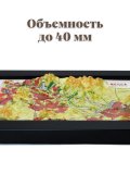 Рельефная карта Мекки в багете 10 х 15 см, сувенирная