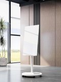 Стеклянная магнитно-маркерная доска 60x90 см на колесах + сменная доска Globusoff