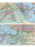 Карта ЖД России 100 х 195 см, GlobusOff