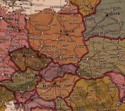 Глобус политический в стиле ретро d=130 см на пластиковой подставке, английский язык