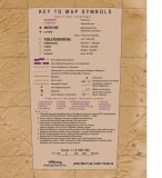 Глобус политический в стиле ретро d=130 см на пластиковой подставке, английский язык