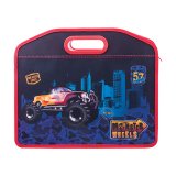 Пластиковая сумка на молнии "Monster wheels" А4 для мальчиков BRAUBERG 224364