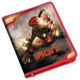 Папка для тетрадей А5 на молнии "Iron man" для девочек ERICH KRAUSE 35071