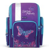 Ранец жесткокаркасный для девочек "Spring melody" BRAUBERG 223675