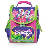 Ранец жесткокаркасный для девочек "Butterfly" BRAUBERG 224203