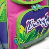 Ранец жесткокаркасный для девочек "Butterfly" BRAUBERG 224203