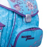 Ранец жесткокаркасный для девочек "Flowers" BRAUBERG PREMIUM 224155