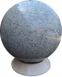 Глобус Луны большой d=130 см на пластиковой подставке